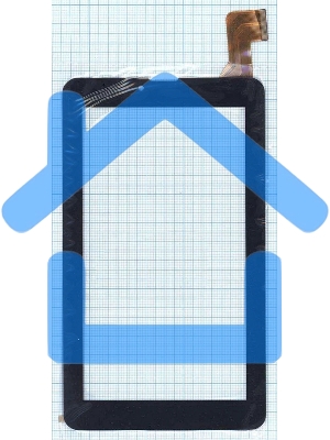 Сенсорное стекло (тачскрин) FPC-FC70J835-01, черное