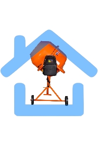 Бетономешалка Вихрь БМ-230 (74/1/8) 1000 Вт, 230 л, чугунный венец, 32 об/мин