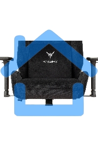 Кресло игровое Бюрократ Knight N1 Fabric черный Light-20, с подголов. крестовина металл