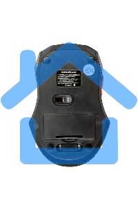 Мышь беспроводная Nakatomi MRON-07U черный, 1600 dpi, радиоканал, USB, кнопки - 5