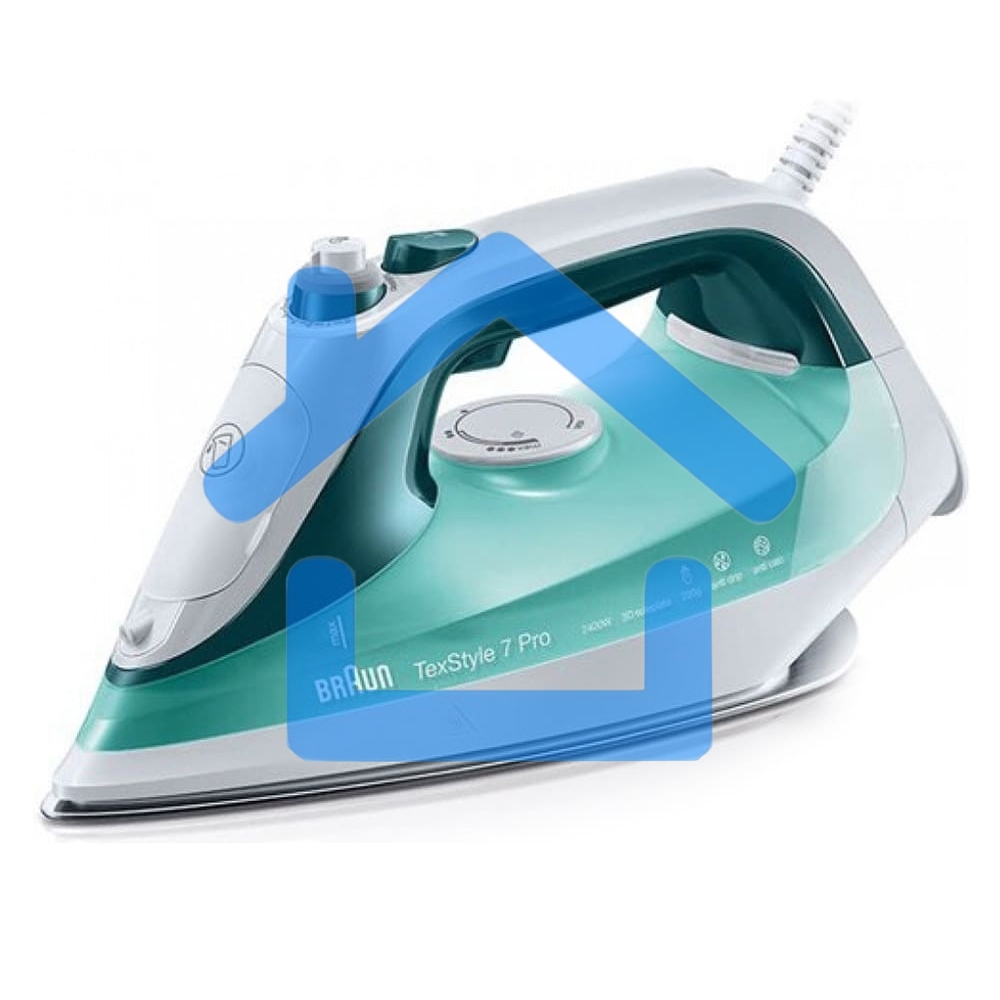 Утюг BraunSI7042GR 2400 Вт автоматическое отключение паровой удар вертикальное отпаривание