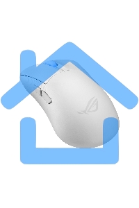 Мышь беспроводная/проводная ASUS ROG Keris II Ace белый, 42000 dpi, радиоканал, Bluetooth, USB, кнопки - 6