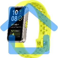 Фитнес-браслет Huawei Band 10 Aluminium NRA-B29 серебристый / зеленый