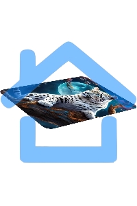 Коврик для мыши Cactus Snow Leopard 400x300x3мм (CS-MP-PRO16XL)