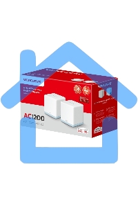 Система MESH AC1200 Whole Home Mesh Wi-Fi System, 2 Internal Antennas, 2 Gb ports(WAN/LAN)