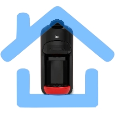 Кофеварка 3 в 1 BQ CM3000 черный-красный, исп. кофе - капсулы/молотый, 0.6 л, 1450 Вт, 19 бар