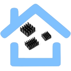 Набор радиаторов ACD RA537 черный 3 in 1 Heat Sink Set Aluminum for Raspberry Pi 4B