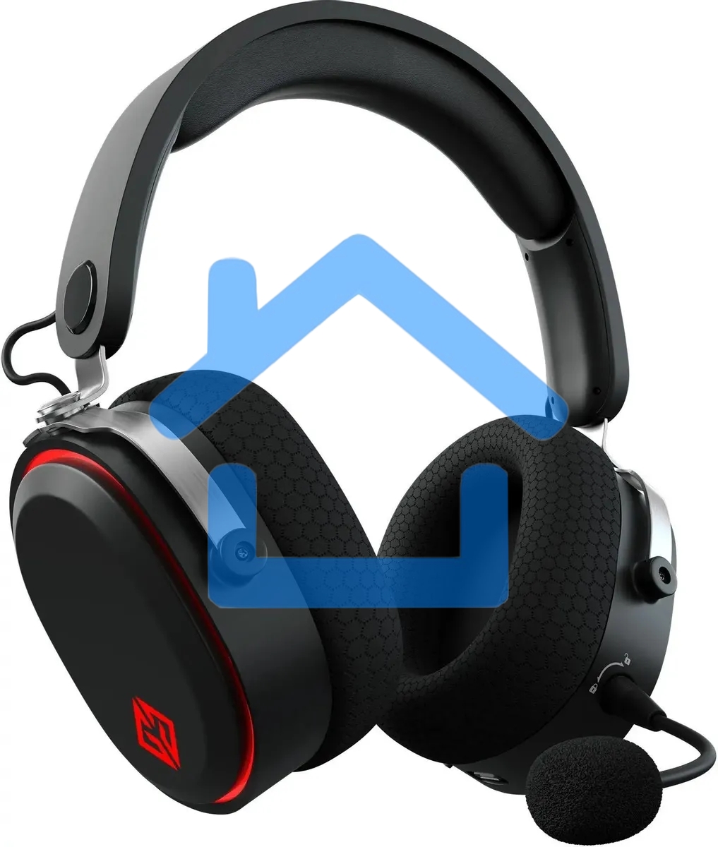 Наушники с микрофоном GMNG GG-HS405W черный мониторные BT/Radio/3.5mm оголовье
