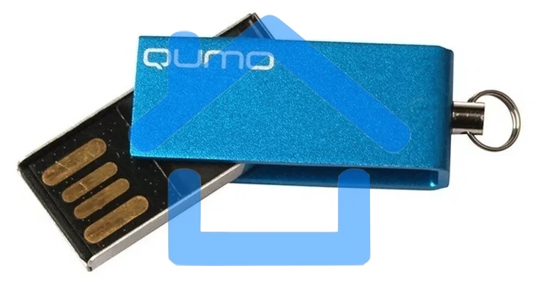 Флешка USB R/W QUMO 16Gb Fold USB 2.0 QM16GUD-FLD-Blue
