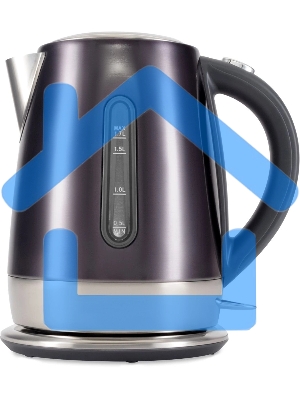 Чайник электрический Hyundai HYK-S7777 1.7л. 2200Вт графит/серебристый корпус: металл