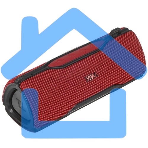 Колонка портативная Ural ТТ М-2, 12W, 2.0 BT/3.5Jack, 10м, 2000mAh, красный