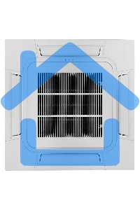 Блок внутренний кассетный Electrolux ESVMC4-SF-90S инвертор, 31700 BTU, 93 м², 38 дБ, охлаждение, обогрев, осушение, белый