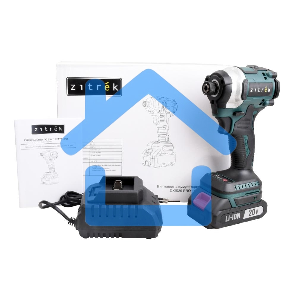 Винтоверт Zitrek DKIS20 PRO 20Вт аккум. патрон:шестигр.1/4