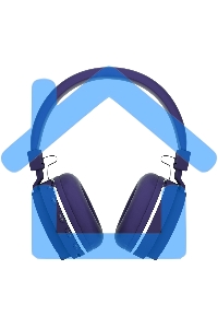 Наушники беспроводные накладные MORE CHOICE (4610196401039) HW15 Purple