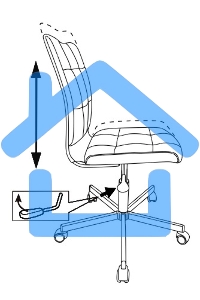 Кресло компьютерное Бюрократ CH-330M/VELV74 желтый Velvet 74, крестовина металл