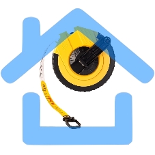 Мерная лента Deli DL9830ZY 30м x 14.5мм Ударопрочный корпус. Основной класс точности. Метрическое полотно из стекловолокна и ПВХ.