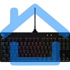 Клавиатура Logitech G Pro (920-009393) проводная, USB, черный