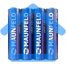 Батарейки Maunfeld Alkaline ААА(LR03 MBLR03-SR40, спайка 4 шт., 1.5 В