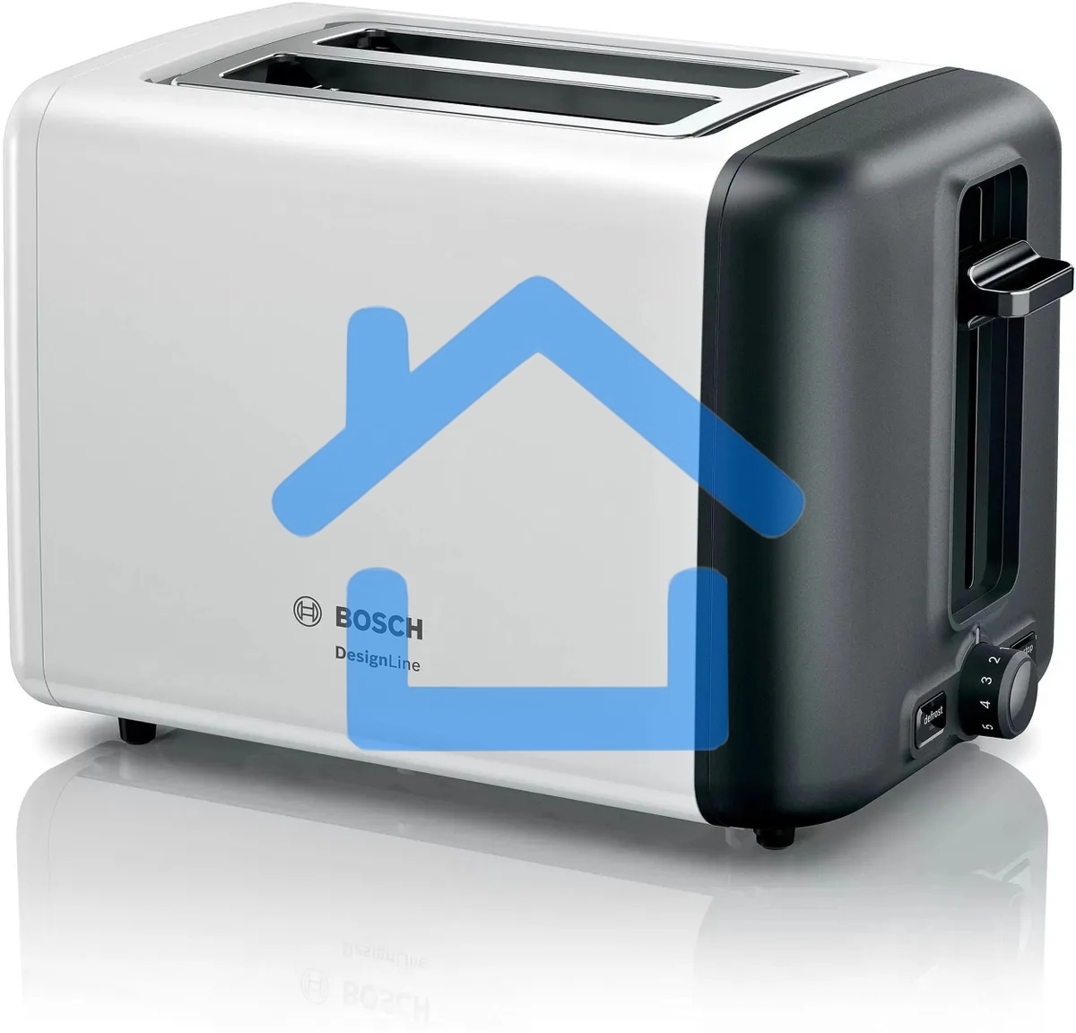 Тостер Bosch TAT3P421 970Вт белый