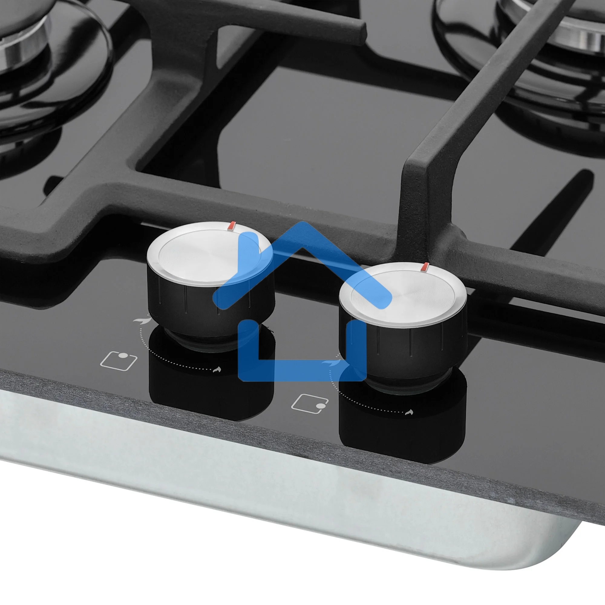 Газовая варочная панель Krona RITTER 67/60 BL независимая, черный