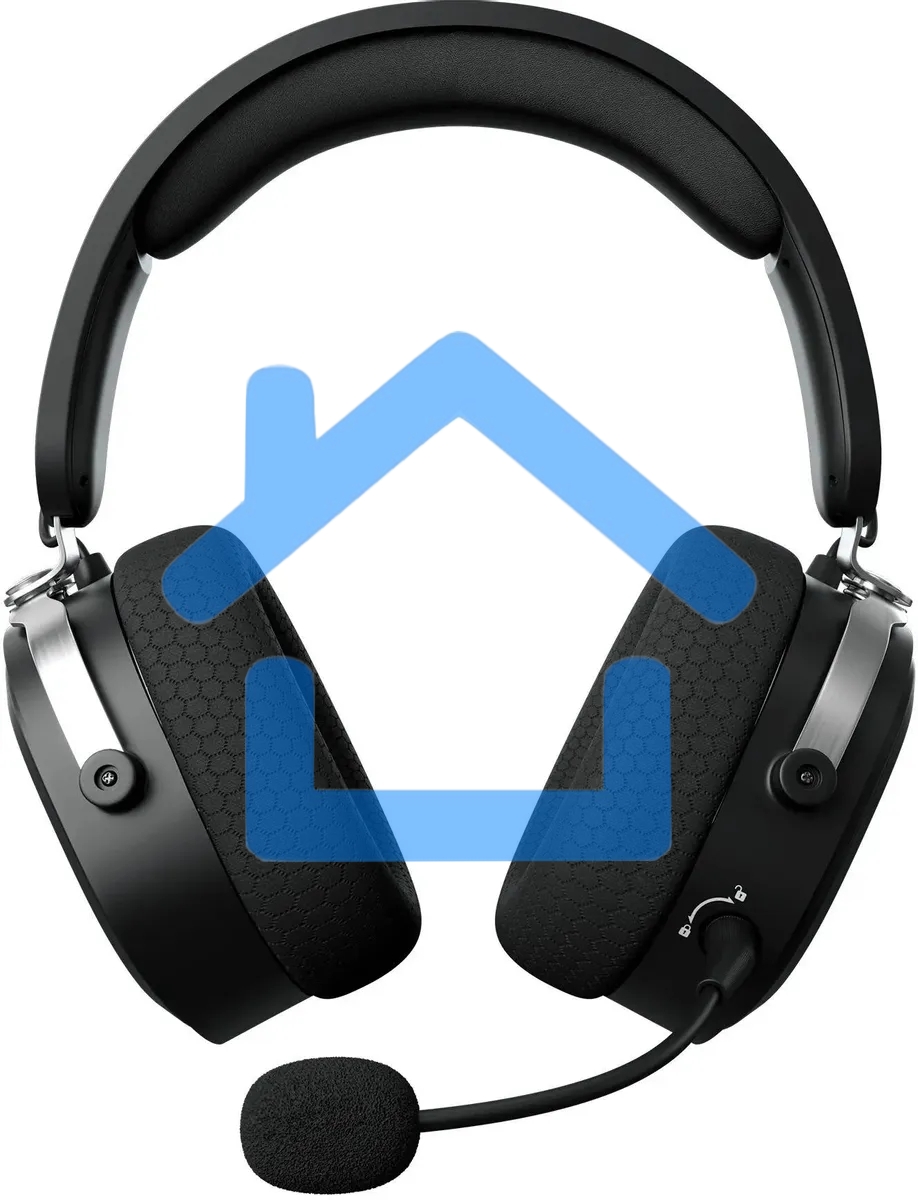 Наушники с микрофоном GMNG GG-HS405W черный мониторные BT/Radio/3.5mm оголовье