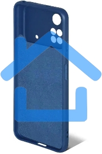 Чехол (клип-кейс) DF poOriginal-06 для Poco M4 Pro (4G) синий