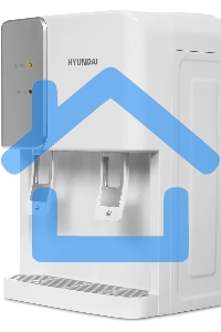 Кулер Hyundai H-WD115E настольный белый