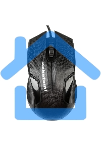 Мышь проводная Nakatomi MON-06U черный, 800 dpi, USB, кнопки - 3