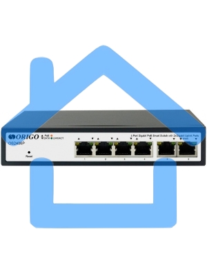 Коммутатор Smart Managed L2 PoE Switch 4 x 1000Base-T PoE+, 2 x 1000Base-T, PoE-60W budget