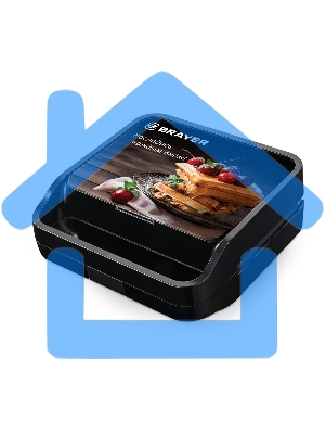 Вафельница BRAYER BR2306 850 Вт, 3 в 1