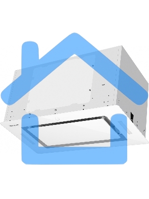 Вытяжка встраиваемая Weissgauff Aura 850 WH белый, 52 см, 850 куб. м/ч, 49 дБ