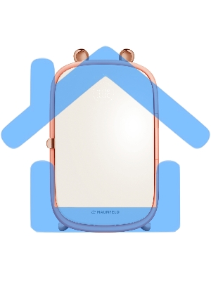 Мини-холодильник для косметики Maunfeld MFF43PK розовый 12.3л