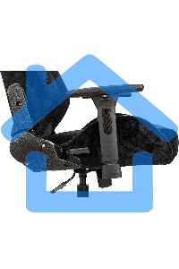 Кресло игровое Бюрократ Knight N1 Fabric черный Light-20, с подголов. крестовина металл