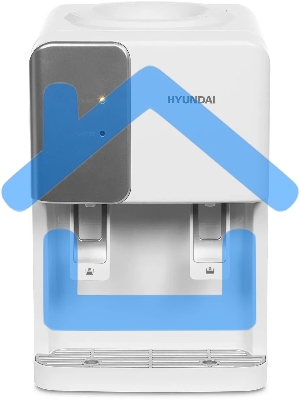 Кулер Hyundai H-WD115E настольный белый