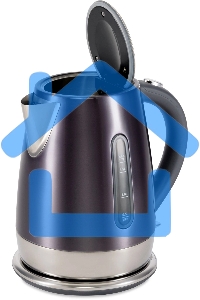 Чайник электрический Hyundai HYK-S7777 1.7л. 2200Вт графит/серебристый корпус: металл