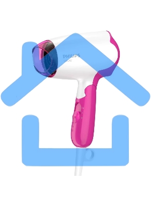 Фен Philips BHD003/00 1400 Вт, розовый/белый