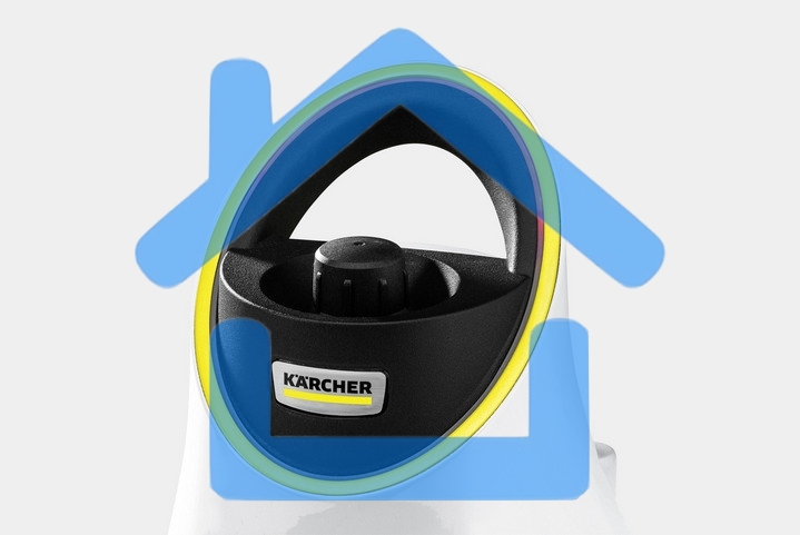 Пароочиститель напольный Karcher EasyFix SC 2 Deluxe 1500Вт белый