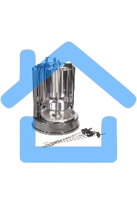 Шашлычница электрическая Kitfort KT-1404, 1400Вт серебристый