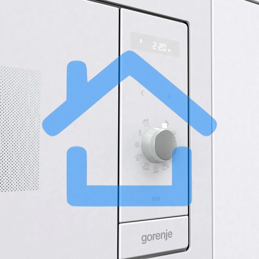 Микроволновая печь Gorenje BM235G1SYW белый, 23 л, 900 Вт, переключатели - поворотный механизм/сенсор