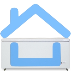 Морозильный ларь Бирюса Б-560KX белый, 510л