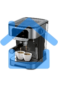 Кофеварка рожковая Zigmund & Shtain ZCM-881 стальной графит, исп. кофе - молотый, 1.8 л, 1200 Вт, 15 бар