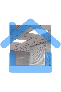 Светильник светодиодный Gauss MIR 595х595х50 35Вт 3000лм 6500К IP40 офисный встраив. накладной с опаловым рассеив. (аналог ЛВО)