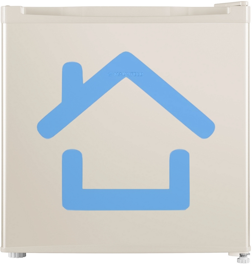 Холодильник Maunfeld MFF50BG золотой однокамерный 46л, De Frost