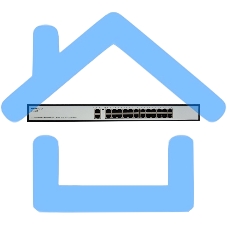 Неуправляемый PoE-коммутатор ORIGO OS1226P/285W/A1A 24x100Base-TX PoE+, 2x1000Base-T, PoE-бюджет 285 Вт, корпус металл