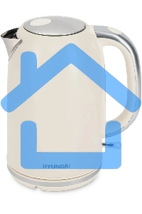 Чайник электрический Hyundai HYK-S9900 1.7л. 2200Вт молочный/серебристый корпус: металл