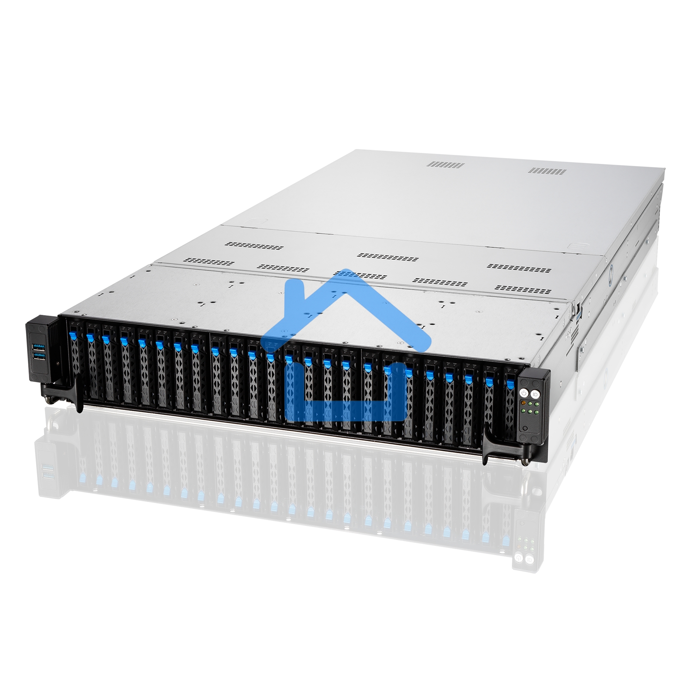 Серверная платформа ASUS RS720A-E11-RS24U/10G/1.6KW/24NVMe/OCP