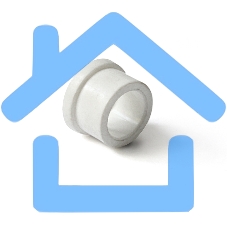 Бурт 20 под фланец полипропиленовый PPR белый PRO AQUA Бурт 20 под фланец полипропиленовый PPR белый PRO AQUA