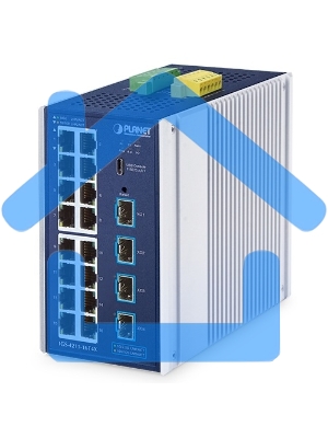Коммутатор Planet IGS-4215-16T4X Industrial L2/L4 16-Port 10/100/1000T + 4-Port 10G SFP+ Managed Ethernet Switch