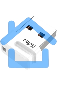 Флешка USB Netac U116 mini NT03U116N-064G-32WH USB 3.2 64 Gb, up to 130Mb/s белый