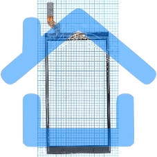 Сенсорное стекло (тачскрин) для HTC Desire 700, черное